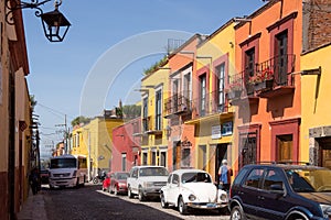 San Miguel de Allende Mexico old town street