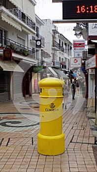 San Miguel street - mailbox-Torremolinos--malaga-Andalusia--Spain