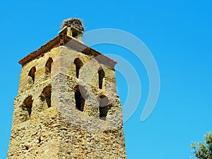 ancient tower in San MillÃ¡n de los Caballeros photo