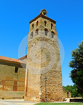 ancient tower in San MillÃ¡n de los Caballeros photo