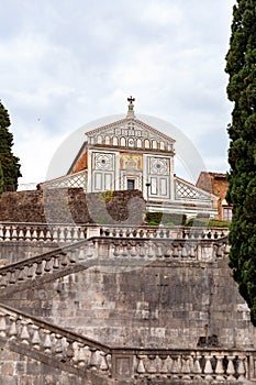 San Miniato al Monte Basilica in Florence, Italy