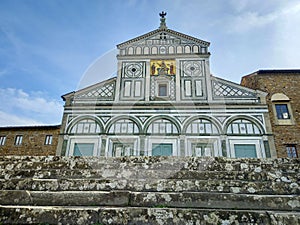 The San Miniato al Monte church in Florence