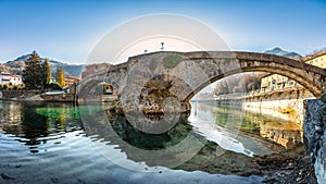 San Nicola bridge over the Brembo river photo