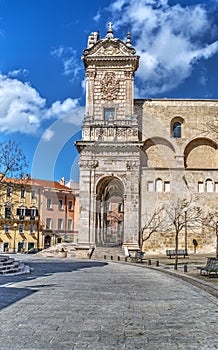 San Nicola cathedral in Sassari side view