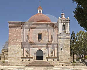 San Pablo church in Mitla, Oaxaca, Mexico photo