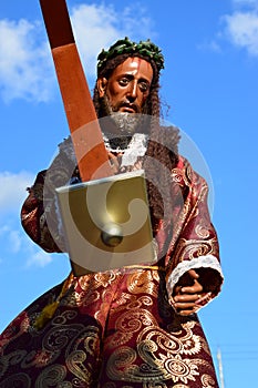 Jesus Christ statue brought to Lenten Holy Week traditional street procession