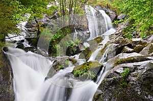 San Paio Waterfall. Carballo, A CoruÃÂ±a, Spain photo