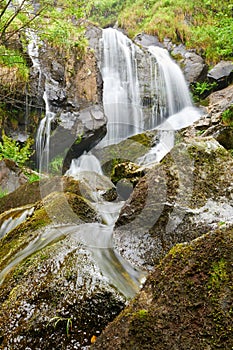 San Paio Waterfall. Carballo, A CoruÃÂ±a, Spain photo