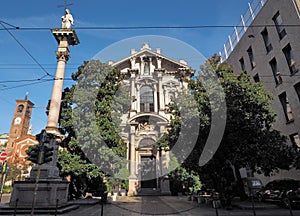 San Paolo Converso church, facade.