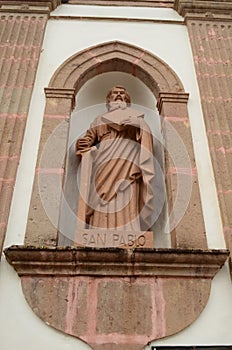 San Peablo sculture at Taretan Church