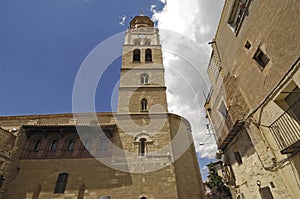 San Pedro church in Fraga, Huesca province, Aragon photo