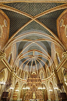 San Pedro church interior. Teruel highlight heritage. Spain tour photo