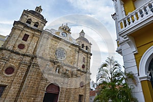 San Pedro Claver church in Cartagena, Colombia.