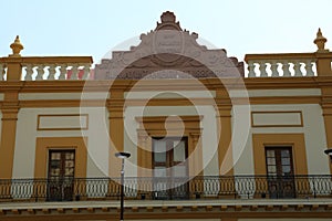 San Pedro Garza Garcia, Mexico - September 25, 2022: Exterior of beautiful Palacio Municipal building on sunny day photo