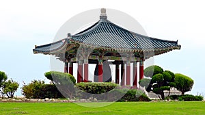 San Pedro (Los Angeles), California: Korean Friendship Bell located in Angels Gate Park