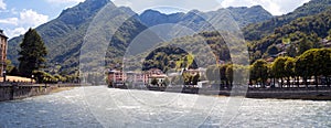 San Pellegrino Terme. Color image photo