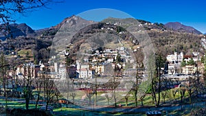 San Pellegrino Terme in the province of Bergamo in northern Italy photo