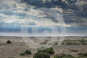 San pere pescador beach in spain photo