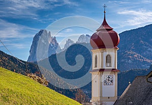 San Pietro di Laion, Bolzano, Italy. The Church.