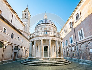 Bramante`s Tempietto, San Pietro in Montorio, Rome.