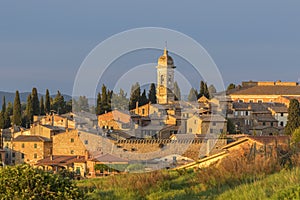 San Quirico d`Orcia an Italian village