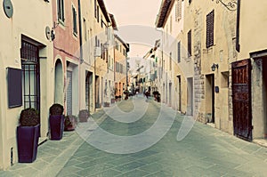 San Quirico d'Orcia small town, municipality in Tuscany, Italy.