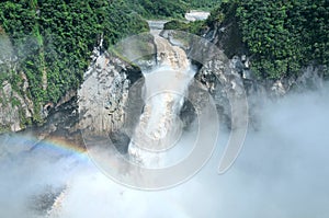 San Rafael Falls. The Largest Waterfall in Ecuador photo