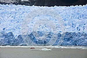 San Rafael Glacier in Patagonia - Chile photo