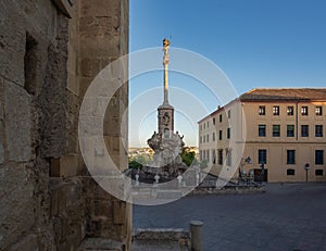 San Rafael triumphal monument - Cordoba, Andalusia, Spain