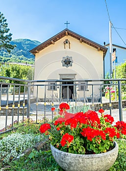 San Rocco oratory in Ligonchio, Italy photo