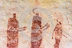 San rock art in Cederberg Mountains South Africa