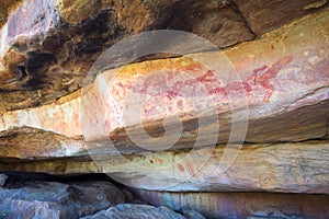 San rock art in Cederberg Mountains South Africa