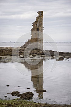 San SadurniÃ±o tower in Cambados, Rias Bajas, Pontevedra, Galicia, Spain