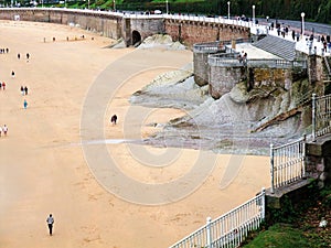 Beach of San Sebastian in Spain photo