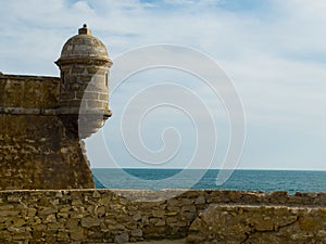 San Sebastian castle. Cadiz, Andalusia. Spain