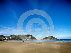 San Sebastian Donostia Bay View in North Spain City