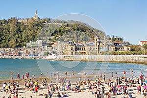 San Sebastian, Donostia, Gipuzkoa, Basque country, Spain-November 08.2015: