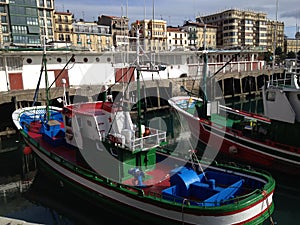 San Sebastian harbour, Basque country photo