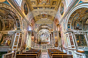 Church of San Silvestro al Quirinale in Rome, Italy. photo