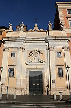 San Silvestro in Capite church. Rome, Italy
