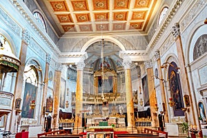 San Silvestro Church Altar Basilica Venice Italy