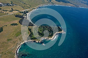 San Simeon aerial photo