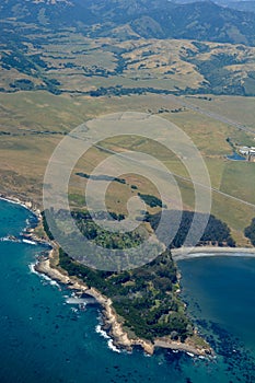 San Simeon aerial photo