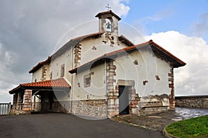 San Telmo hermitage, Zumaia, Basque Country, Spain photo