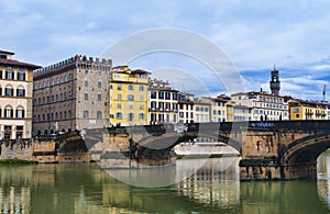 San Trinita bridge in Florence, Italy