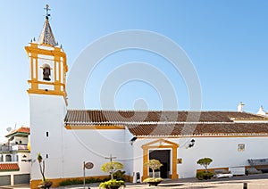 San Vicente Martir church in the town of Lucena del Puerto, Huelva, Andalusia, Spain photo