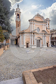 San Vittore church, Canale, Piedmont, Italy photo