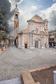 San Vittore church, Canale, Piedmont, Italy photo