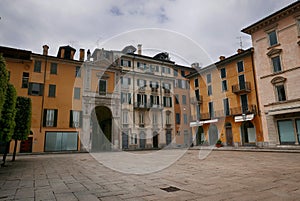 Varese, Italy, san Vittore square photo