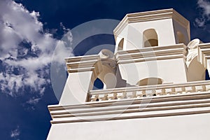 San Xavier del Bac Mission Church Bell Tower photo